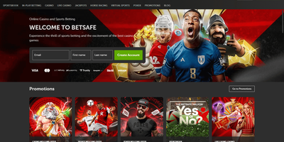 Betsafe nettsted forhåndsvisning
