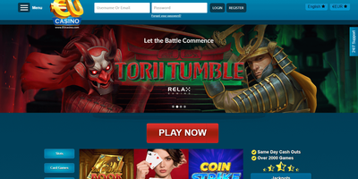 Prévia do site de EUcasino