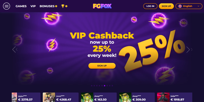 FgFox websted forhåndsvisning