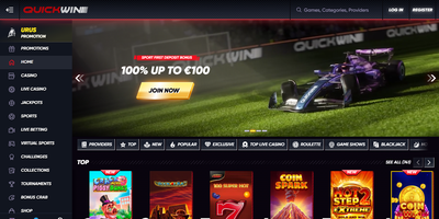 QuickWin predogled spletnega mesta