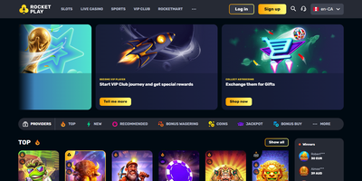 Anteprima del sito RocketPlay
