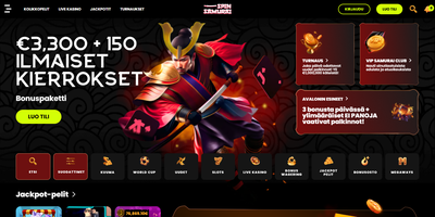 Spin Samurai sitevoorbeeld