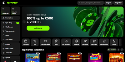 Aperçu du site Spinit